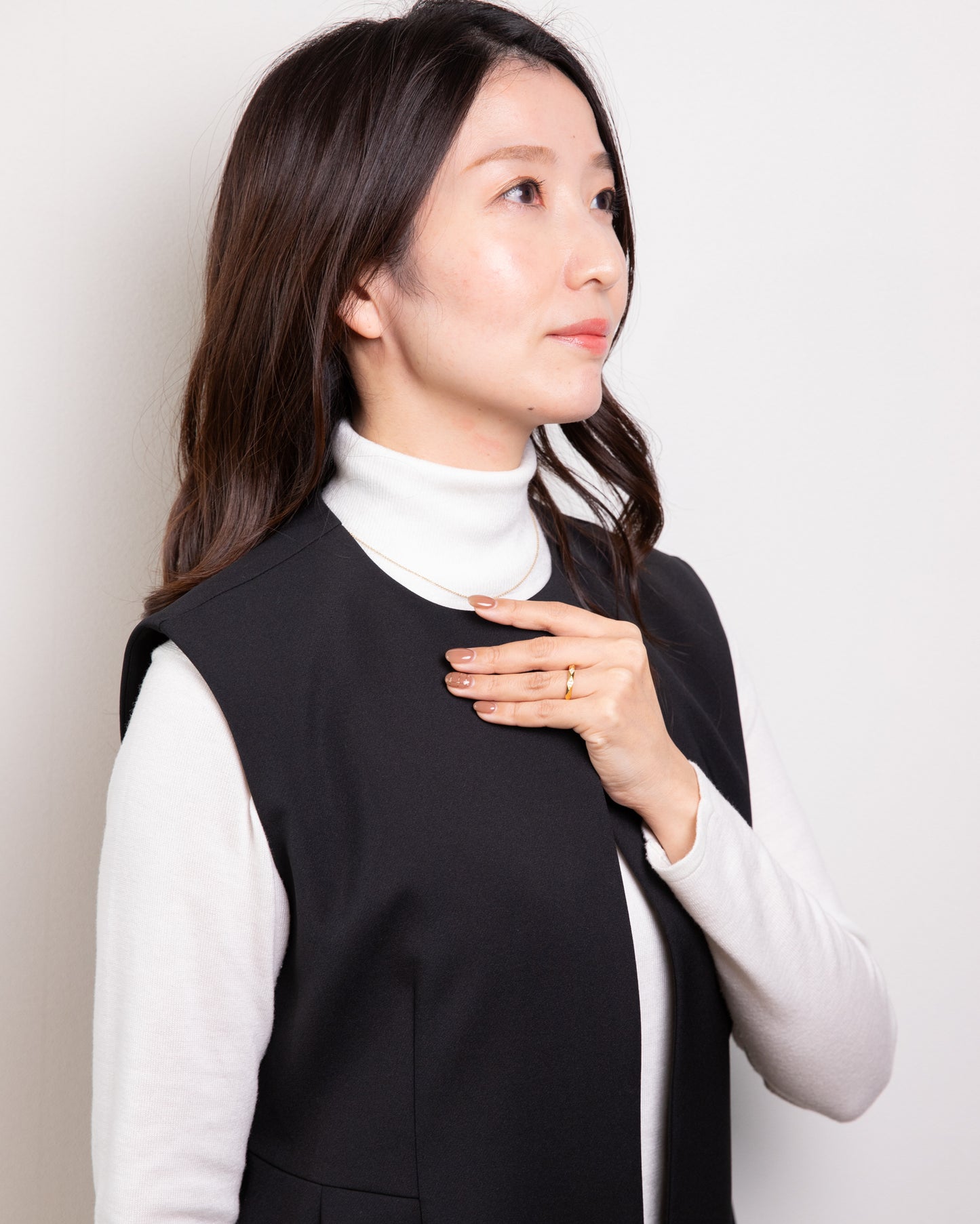 K18YG ダイヤ 0.1ct カット リング -BFJ × LeLi-