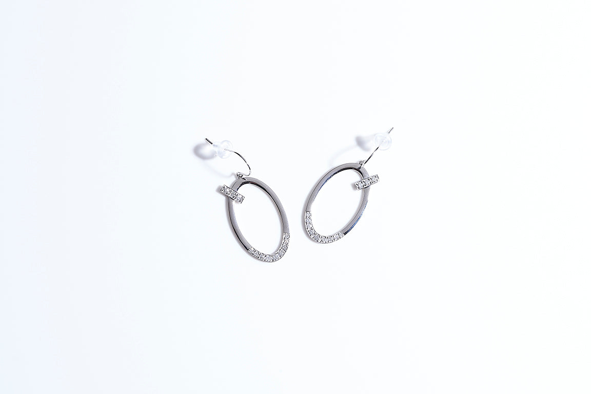 PT900 ダイヤ 0.26ct ピアス -ChériB-