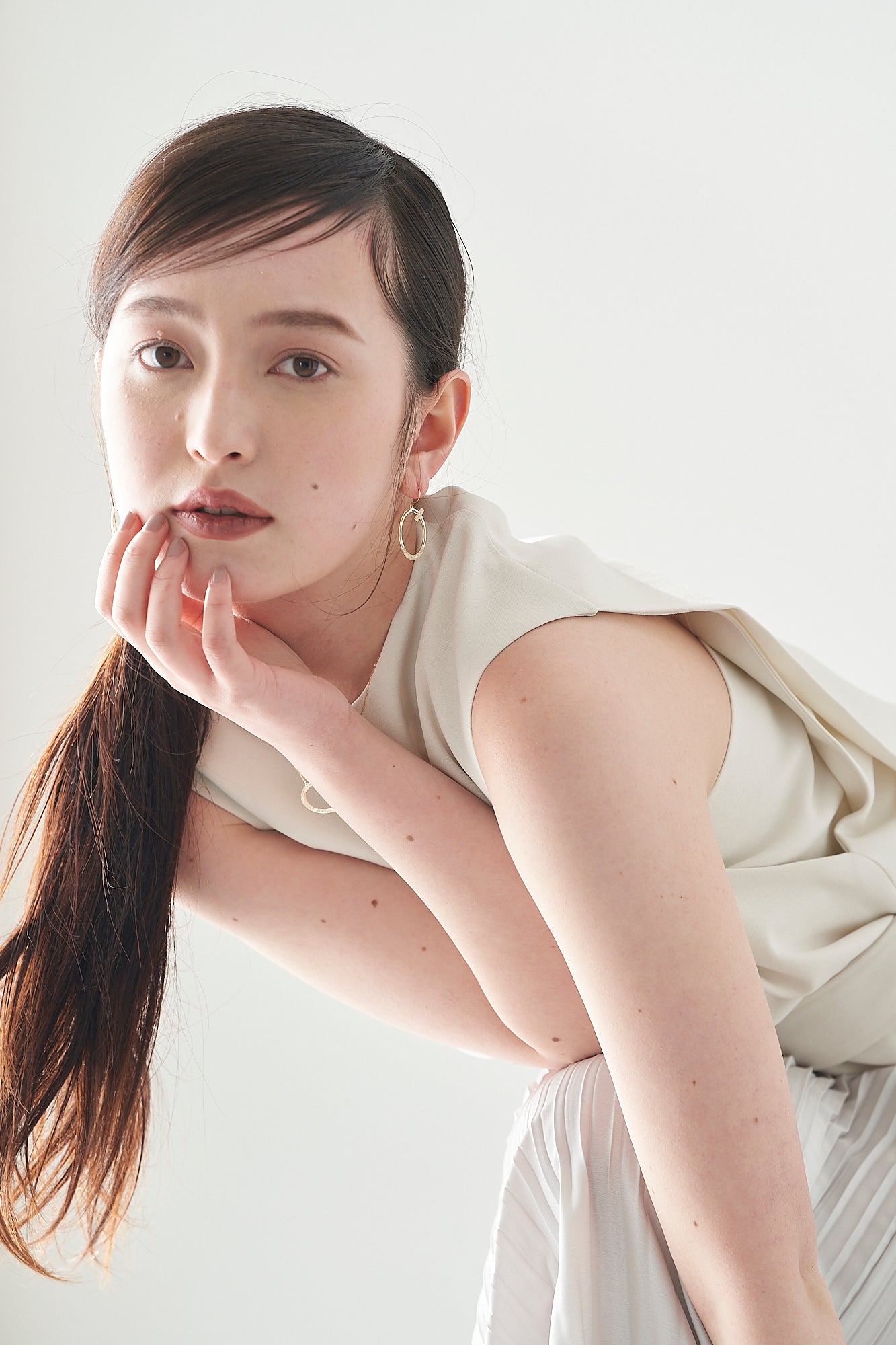 K18YG ダイヤ 0.26ct ピアス -ChériB-