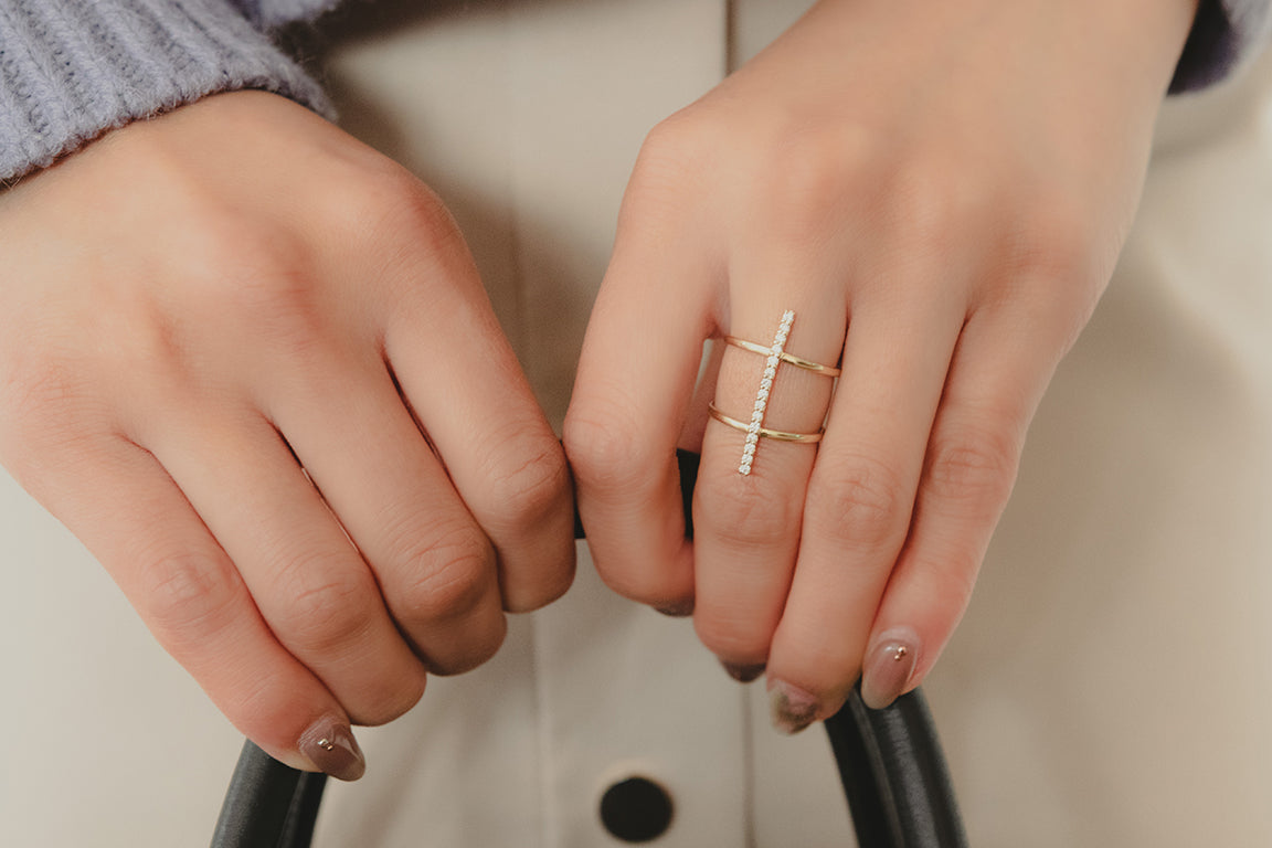 moca K10YG ダイヤ 0.19ct リング