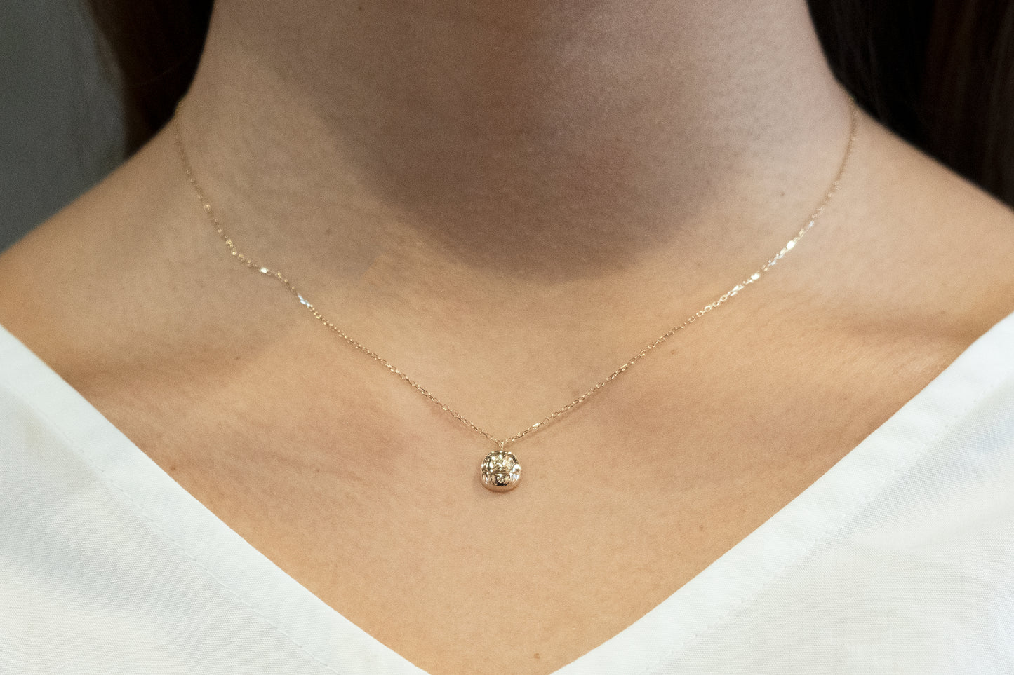 LAKAS K10YG Daruma necklace