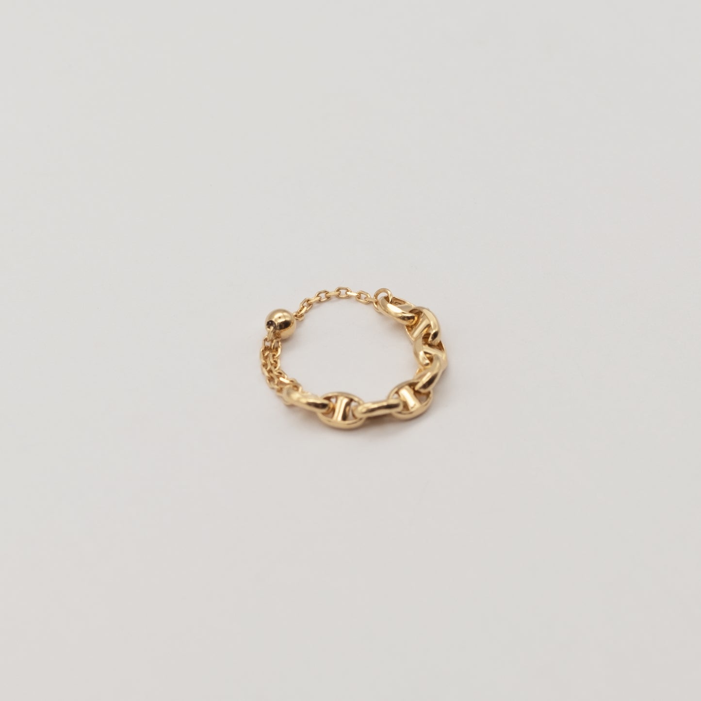 LAKAS K18YG bridge ring