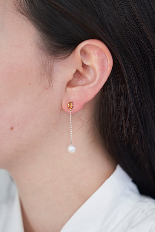 シトリンピアス