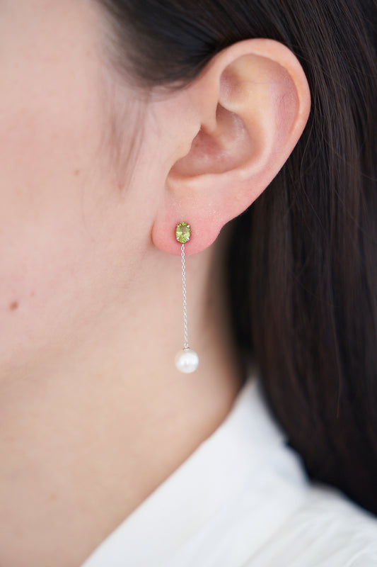 ペリドットピアス
