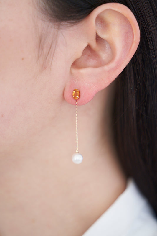 シトリンピアス