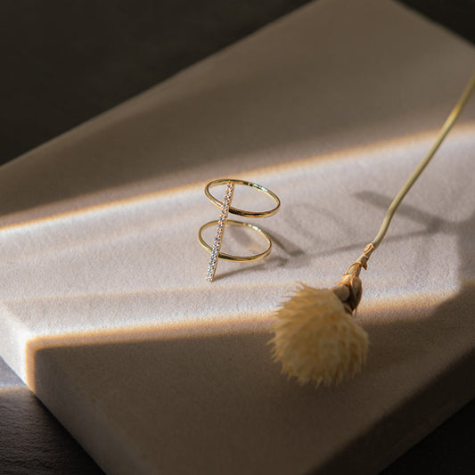 moca K10YG ダイヤ 0.19ct リング