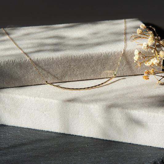 moca K10YG パイプネックレス L size