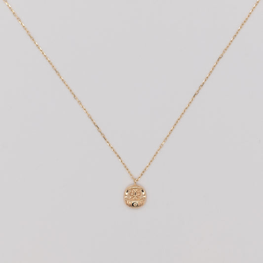 LAKAS K10YG Daruma necklace