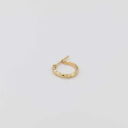 LAKAS K18YG hoop earring (single)